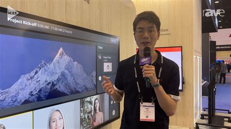 Infocomm Cvte Shows Off Inch Display For Conferencing