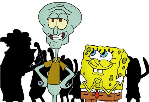 The Two Faces Of Squidward By Spongebob596 On Deviantart