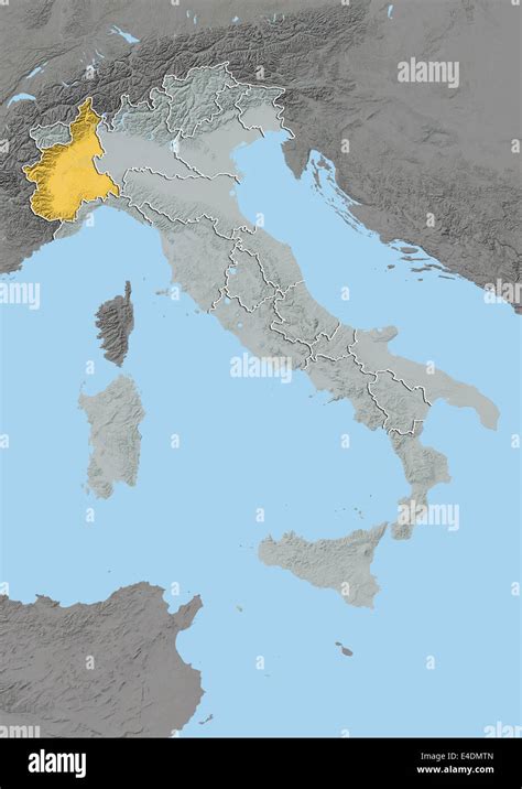 Piedmont Region Map Hi Res Stock Photography And Images Alamy