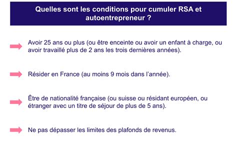 Rsa Et Autoentrepreneur Les Conditions Pour Cumuler Les Deux Blog