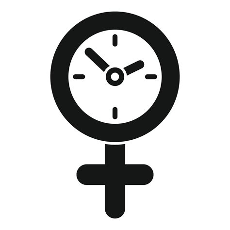 Female Menopause Icon Simple Vector Flash Age Cycle 41272952 Vector