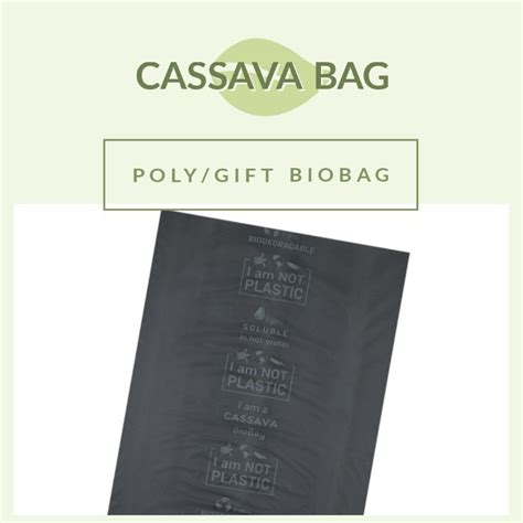 Cassava Poly Mailer Biobag 10pcs 100 Biodegradable Compostable