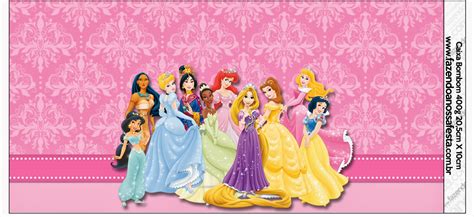 Princesas Disney Etiquetas Para Candy Bar Para Imprimir Gratis