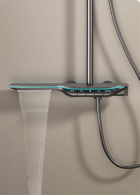 Myn Tiktok Trend Luxury Bathroom Hot Cold Wall Mount Led