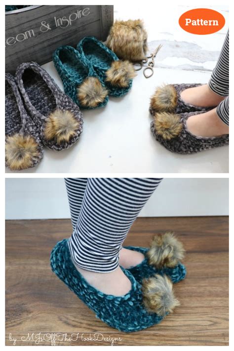 8 Ballet Slippers Crochet Patterns - Page 2 of 2