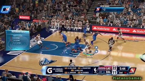 NBA 2K14 PS4 Los Angeles Clippers Vs Dallas Mavericks 2nd Qrt HD