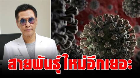 หมอธีระวัฒน์ เผย โควิดสายพันธุ์ใหม่ โผล่อีกเยอะ แถมหลบการมองเห็น ติด