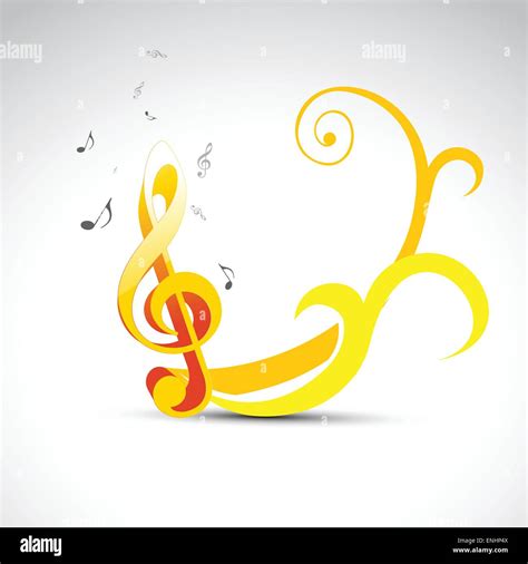 yellow orange color music artwork Stock Vector Image & Art - Alamy