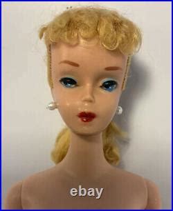 Vintage Barbie Blonde Ponytail Doll 4 OSS 850 ALL Original OT Mules