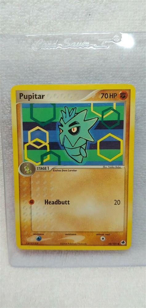 Mavin Pokemon Ex Dragon Frontiers Pupitar Lp