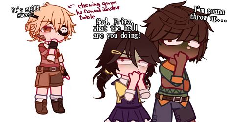 Fritz Smith Cassidy Brooks And Gabriel Fnaf Missing Children Gacha Nox