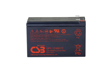 Ắc quy CSB UPS12460F2 12V 9Ah CÔNG TY TNHH NGUỒN DỰ PHÒNG APOLLO