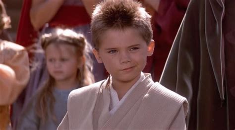 The braid of Jedi Anakin Skywalker (Jake Lloyd) in Star Wars I : The ...