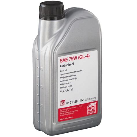 Масло трансмиссионное Febi Bilstein SAE 75W GL-4, 1л (4102676267 ...