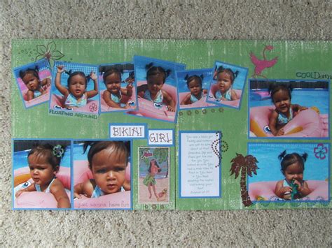 Bikini Girl Project Idea Scrapbook