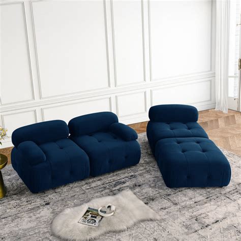 Ivy Bronx Keaghlan Modular Sectional Sofa Button Tufted Design And DIY