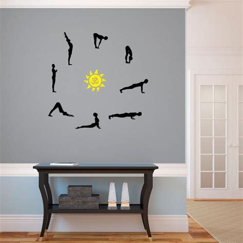 Yoga Wall Decal Etsy