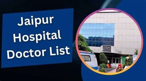 Sms Hospital Jaipur Doctor List Address And Appointment Number