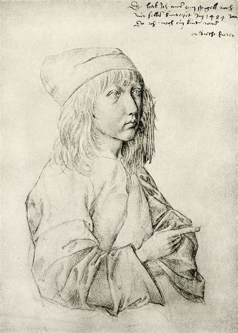 A tizenhárom éves Dürer önarcképe Albrecht Dürer