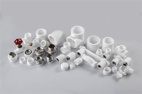 Premium Photo | Plumbing fittings for plastic pvc pipes