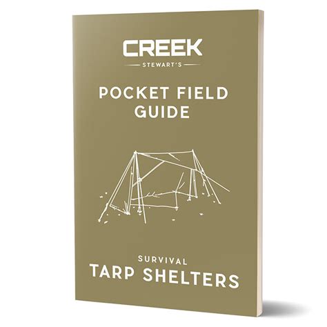 Pocket Field Guide Survival Tarp Shelters Creek Stewart