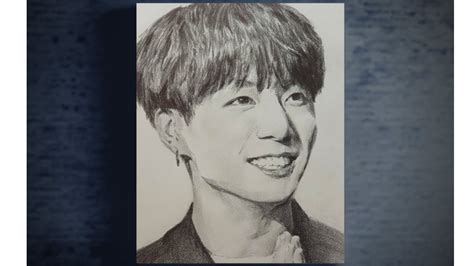 Drawing Bts Jungkook L 방탄소년단 정국그리기 L Pencil Youtube