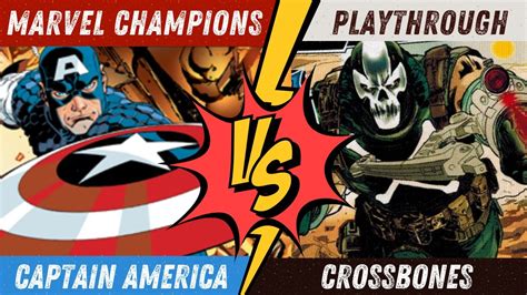 Captain America Vs Crossbones Deck By Decksfactory Marvel