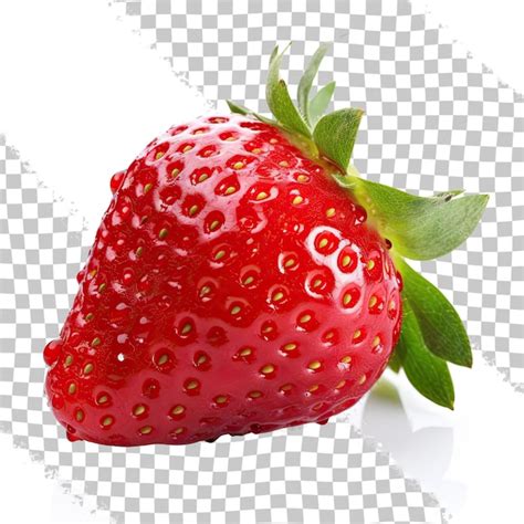 Premium Psd Fresh Strawberry Isolated On Transparent Background