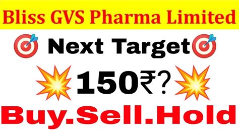 Bliss Gvs Pharma Latest News Update Target Bliss Gvs Share Latest