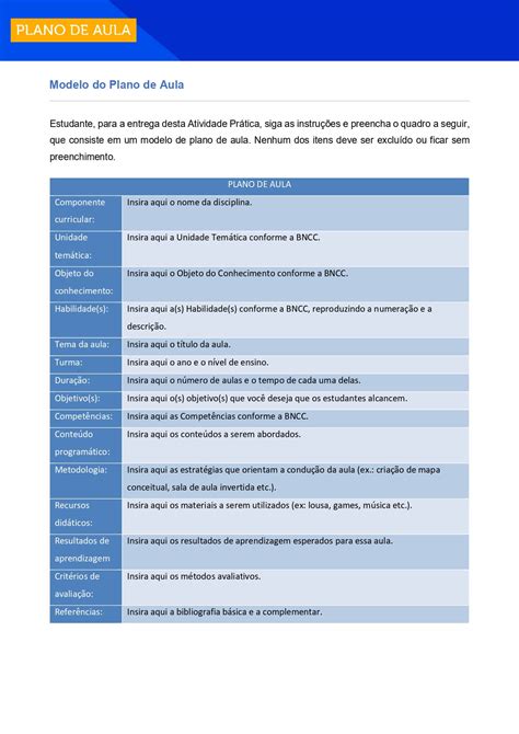 Aula Pr Tica Plano De Aula Pr Ticas Pedag Gicas Bncc E A Arte De