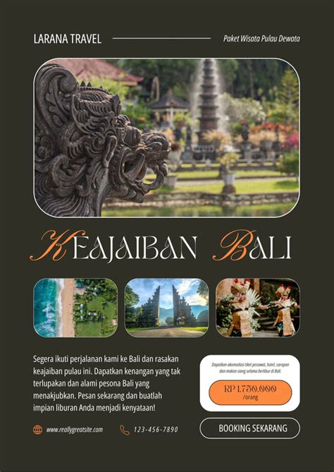 Gratis Contoh Poster Wisata Online Keren Canva