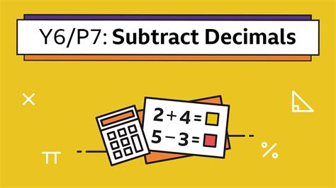 Subtracting Decimals Maths Home Learning With Bbc Bitesize Bbc