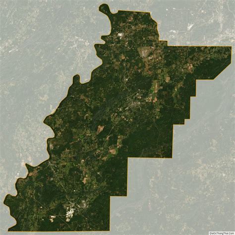 Map of Talladega County, Alabama - Thong Thai Real