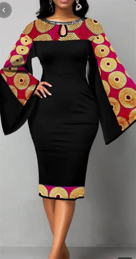 African Print Midi Dressafrican Clothing For Womenankara Etsy