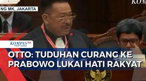 Tim Pembela Prabowo Sebut Tuduhan Curang Ke Prabowo Gibran Sakiti Hati