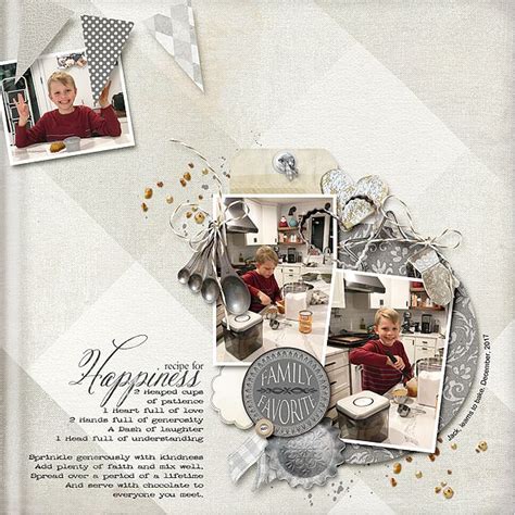 Jack Bakes Digi Shabby Bakery Baking Digital Scrapbooking Layout