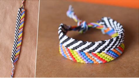 Como Hacer Una Pulsera Chevron Combinada Tutorial Macrame Fácil Youtube