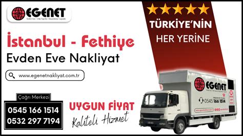 Stanbul Fethiye Evden Eve Nakliyat Fethiye Ev Ta Ma