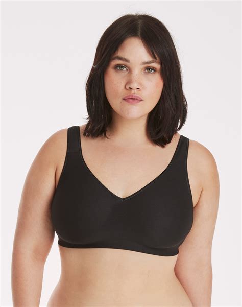 Hanes Bra Wirefree Wide Smoothtec Band Comfortflex Fit Unlined Cups