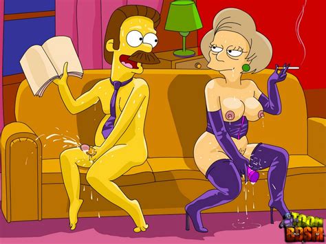 Post 1837469 Edna Krabappel Ned Flanders The Simpsons Toon Bdsm