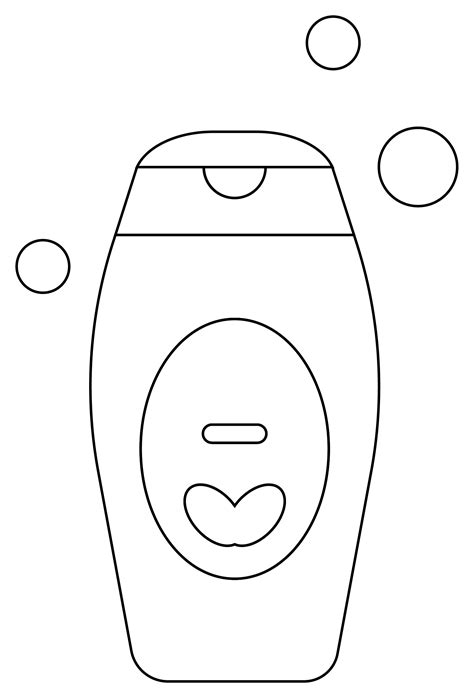 Shampoo Coloring Page ColouringPages