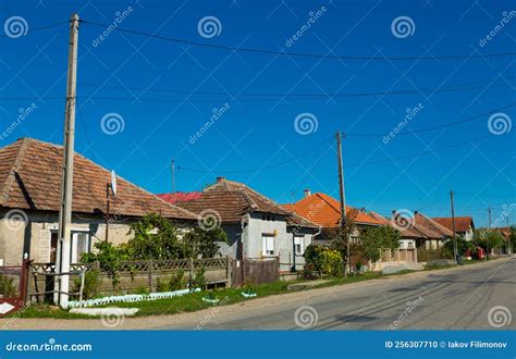 Illustration of Old Village of Crisana Stock Photo - Image of village ...