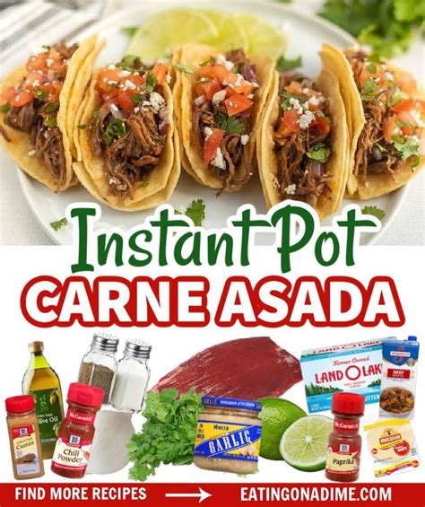 Instant Pot Carne Asada Tacos Instant Pot Dinner Recipes Street Taco