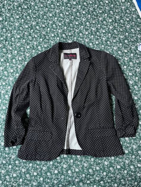 Schwarzer Blazer mit weissen Punkten für Damen Kaufen auf Ricardo