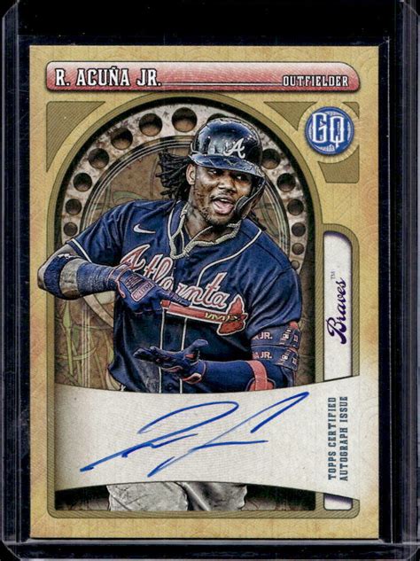 2021 Topps Gypsy Queen Ronald Acuna Jr Signatures Auto Autograph GQA