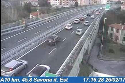 Traffico Sulla A Coda Al Casello Di Savona E Rallentamenti A Partire