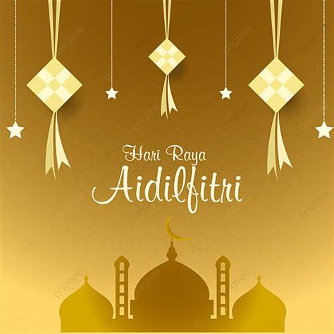 Gambar Background Desain Latar Belakang Vektor Hari Raya Aidilfitri