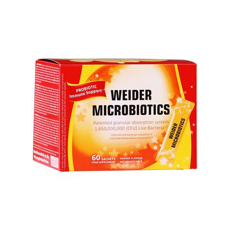 Weider Microbiotics 60 Sachets Gold Quality Award 2023 From Monde Selection