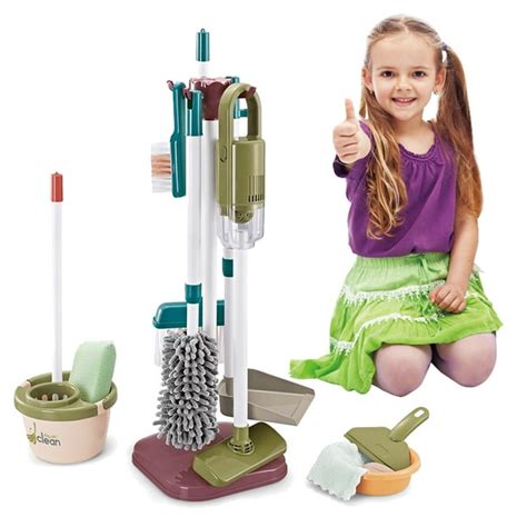 Cleaning Set Toys 23 Pcs w/ Vacuum Housekeeping for Girls Boys +3 Years ...