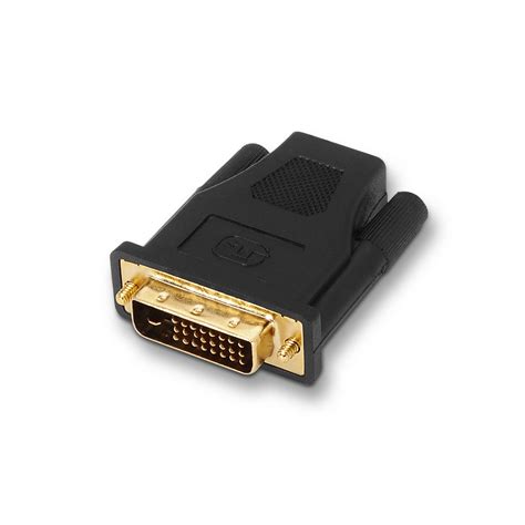 A Adaptador Dvi A Hdmi M Hdmi A Hembra Oro Negro Full